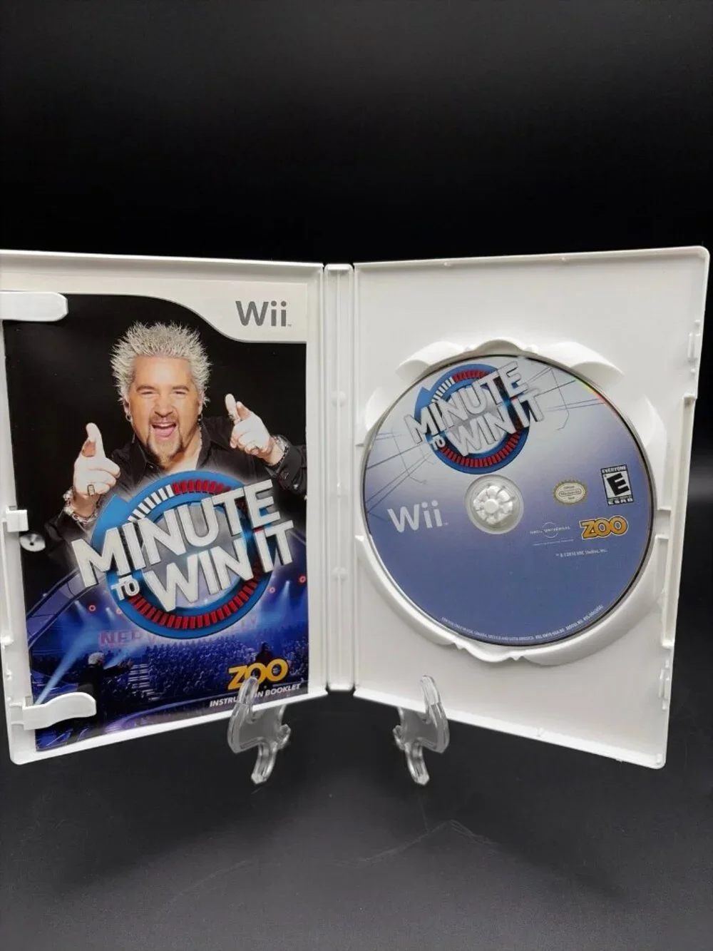 Minute to Win It (Nintendo Wii, 2010) Complete With Manual - Tested Working